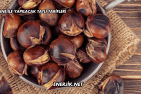 Kestane ile Yapılacak Tatlı Tarifleri