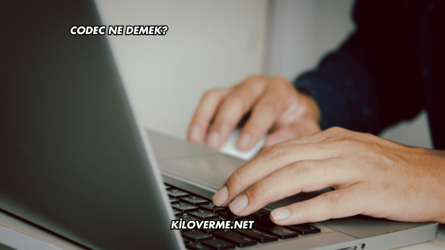 Codec Ne Demek?