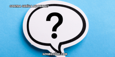 Contra Gerilla Ne Demek?