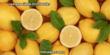 Haşlama Limon Diyeti Nedir?