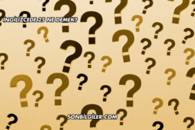 İngilizcede 25 Ne Demek?