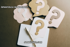 İspanyolca Se Ne Demek?