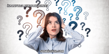 İspanyolca Verde Ne Demek?