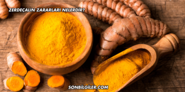 Zerdeçalın Zararları Nelerdir?