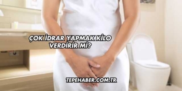 Çok İdrar Yapmak Kilo Verdirir mi?
