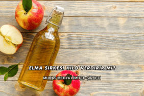 Elma Sirkesi Kilo Verdirir mi?