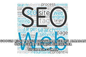 Google Bilgi Paneli Oluşturma Hizmeti Almadan Önce Dikkat Edilmesi Gerekenler