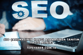 SEO Çalışmasının Hangi Aşamasında Tanıtım Yazısı Alınır?
