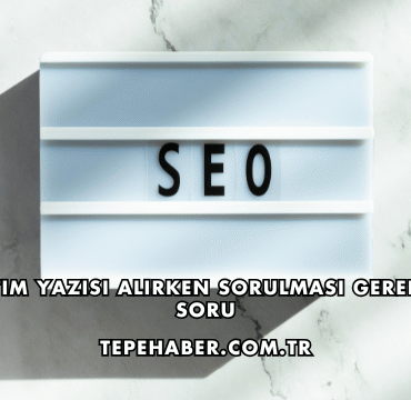 Tanıtım Yazısı Alırken Sorulması Gereken 9 Soru